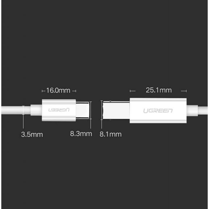 Produktbild Ugreen USB C — USB B (1.50 m, USB 2.0)