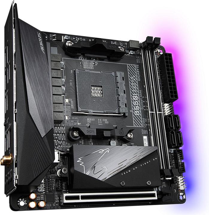 Productafbeelding Gigabyte B550I Aorus Pro AX (AM4, AMD B550, Mini-ITX)