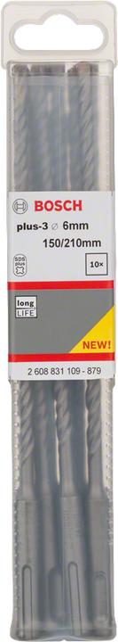 Immagine prodotto Bosch Hausgeräte Hammerbohrer plus-3 6x150x210mm 10 Stk. (6 millimetri)