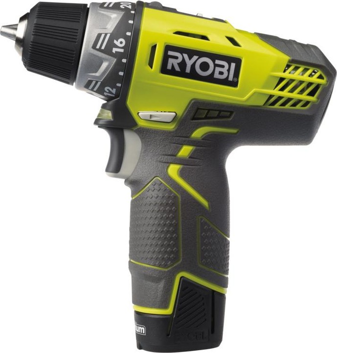 Actual product image Ryobi R12DD-L13S cordless drill driver (Rechargeable battery operated)