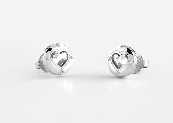 Produktbild Guess Rolling Hearts Romantic Steel Earrings JUBE03349JWRHT (Stahl)