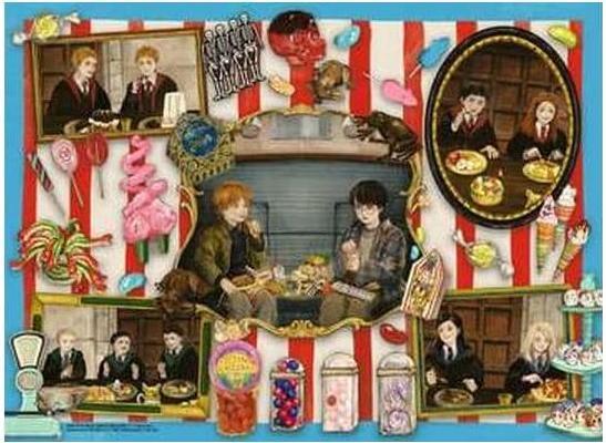 Produktbild Ravensburger Children's puzzle 200 XXL Teile - Harry Potter - Magische Süssigkeiten (200 Teile)