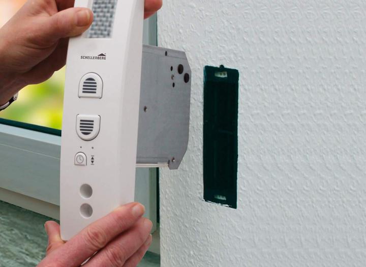 Image du produit Schellenberg 22638 RD45 Enrouleur de sangle électrique 23mm Force de traction (max.) 12kg Installation