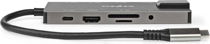 Nedis CCBW64775AT02 USB-Adapter USB 3.2 Gen 1 USB-C™ Buchse HDMI™ Ausgang / RJ45 Buchse / SD / 2X U (USB-C, 10 Ports)