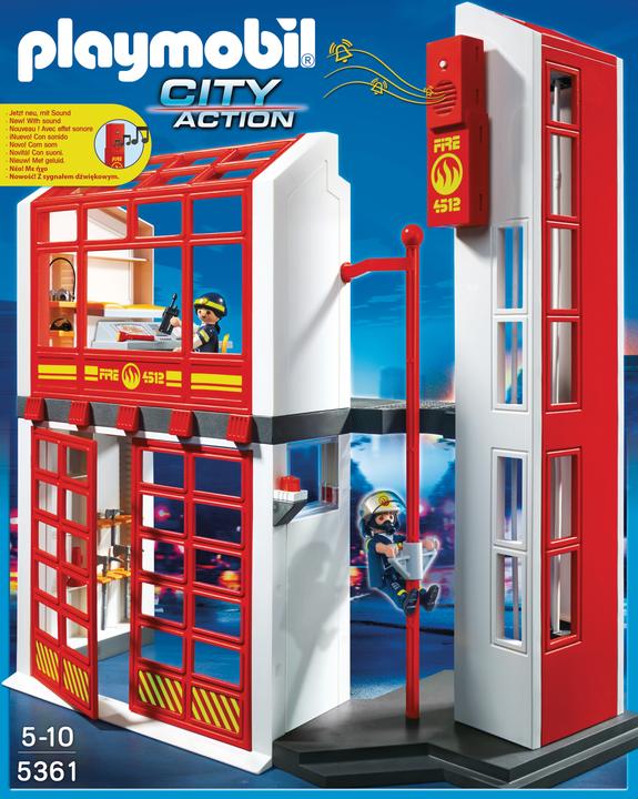 Image du produit Playmobil Caserne de pompiers (5361)
