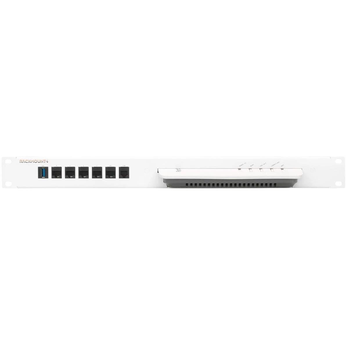 Rackmount.IT Kit di montaggio in rack per AVM Fritz!Box 7530, Accessori per armadio rack, Bianco