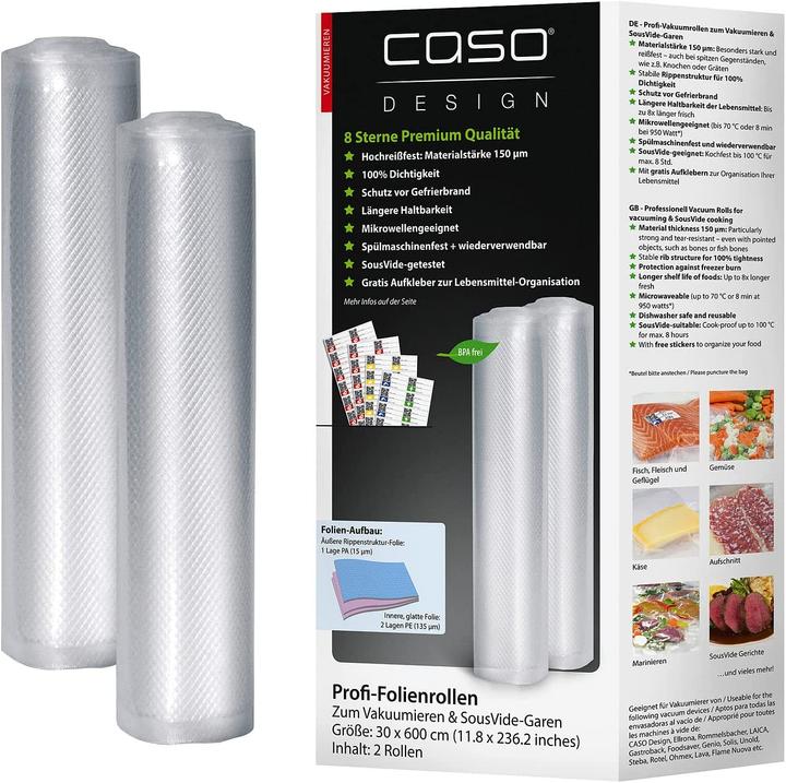 Produktbild Caso Profi-Folienrollen (4x)