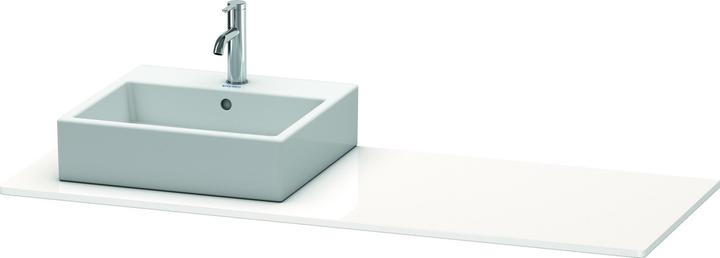 Duravit Console XSQUARE 16x1400x550mm w Auss li white high gloss