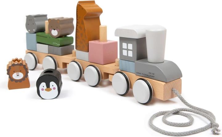 Actual product image Smallstuff Stacking Train Wooden