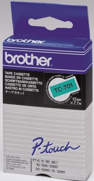Actual product image Brother P-Touch (1.20 cm, Green)