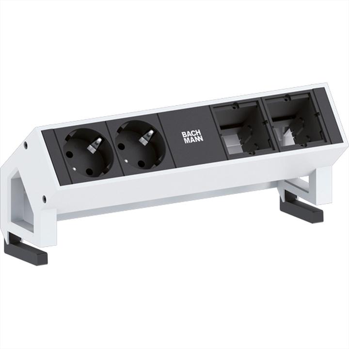 Actual product image Bachmann DESK2 - 2xSchuko & 2xEmpty (2 x, CEE 7/3, 0.20 m)