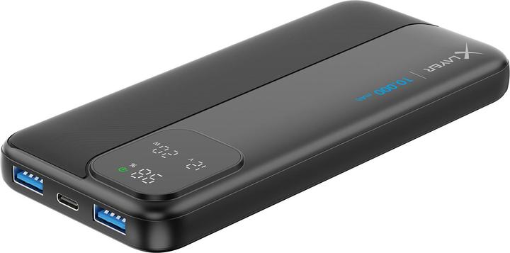 Image du produit Xlayer Powerbank Rapid 10.000 mAh schwarz (10000 mAh, 20 W, 37 Wh)