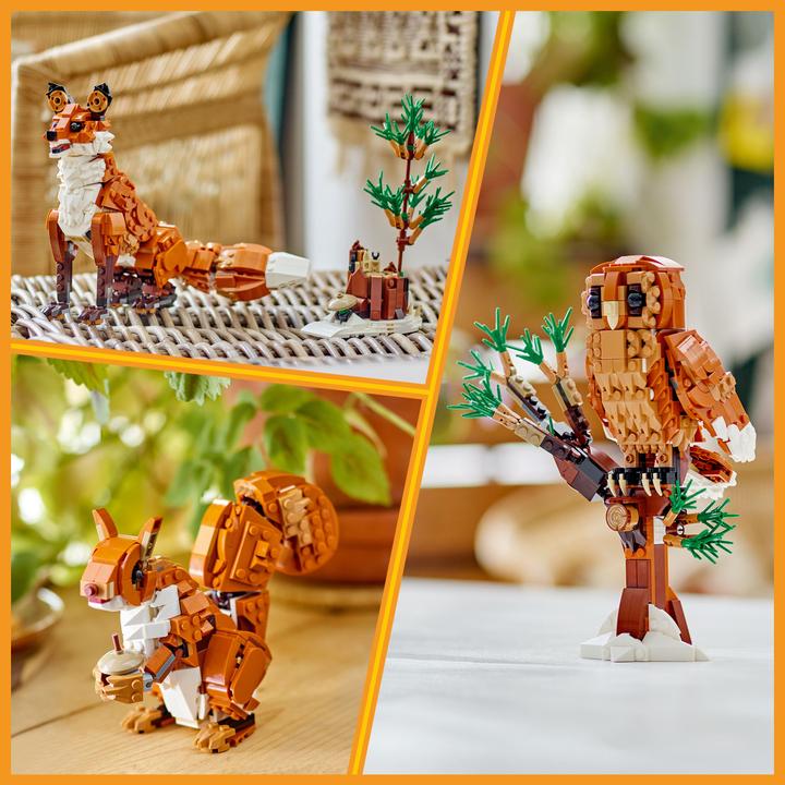 Image du produit LEGO 31154 Animaux de la forêt : renard roux (31154, LEGO Creator Expert)