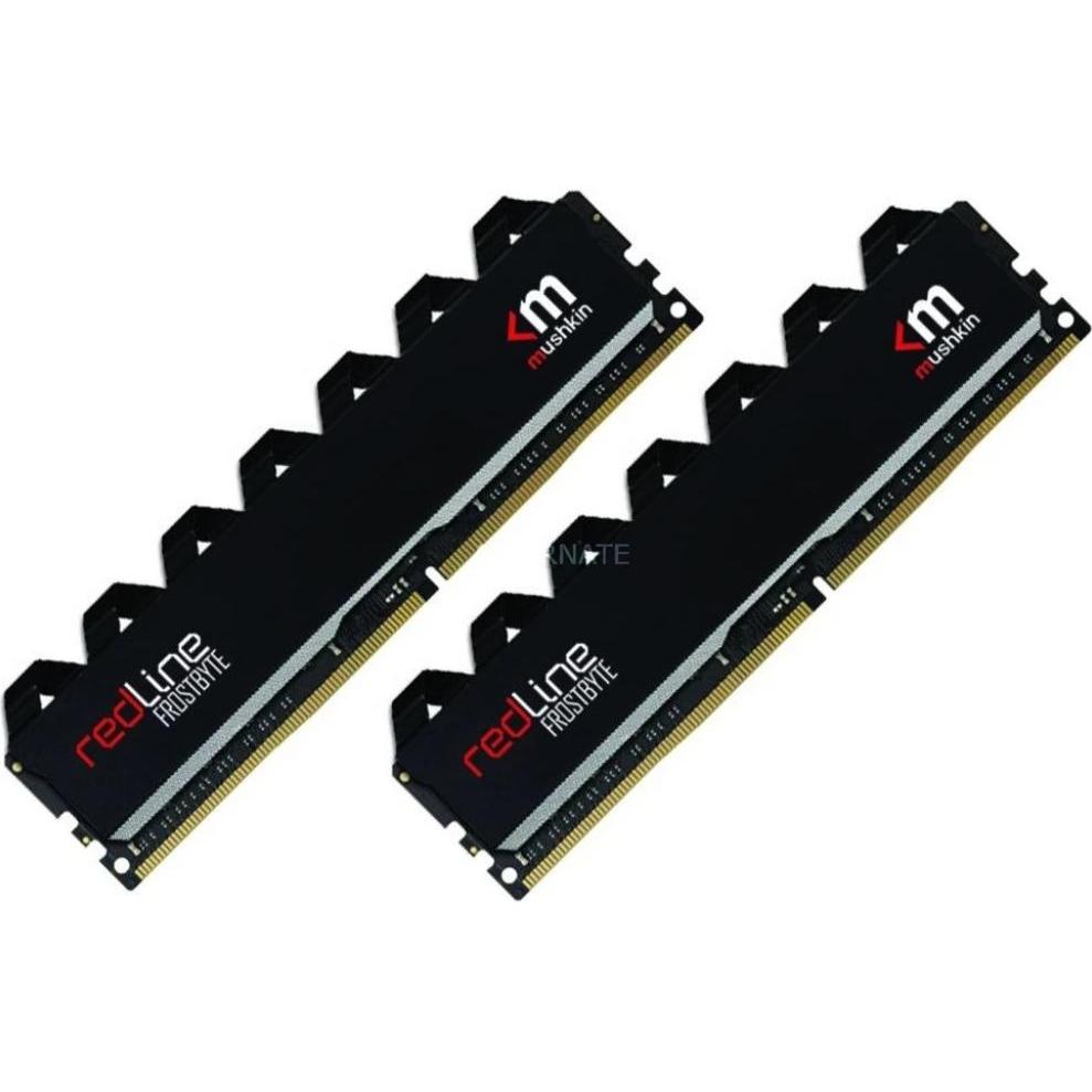 Thumbnail - Mushkin RAM D4 2666 16GB C16 RedlineST K2 (2 x 8GB, 2666 MHz, DDR4-RAM, U-DIMM), RAM, Schwarz