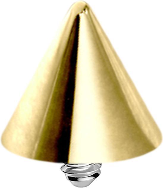 Immagine prodotto Star Piercing Cono di ancoraggio dermico placcato in oro (Acciaio chirurgico 316L)