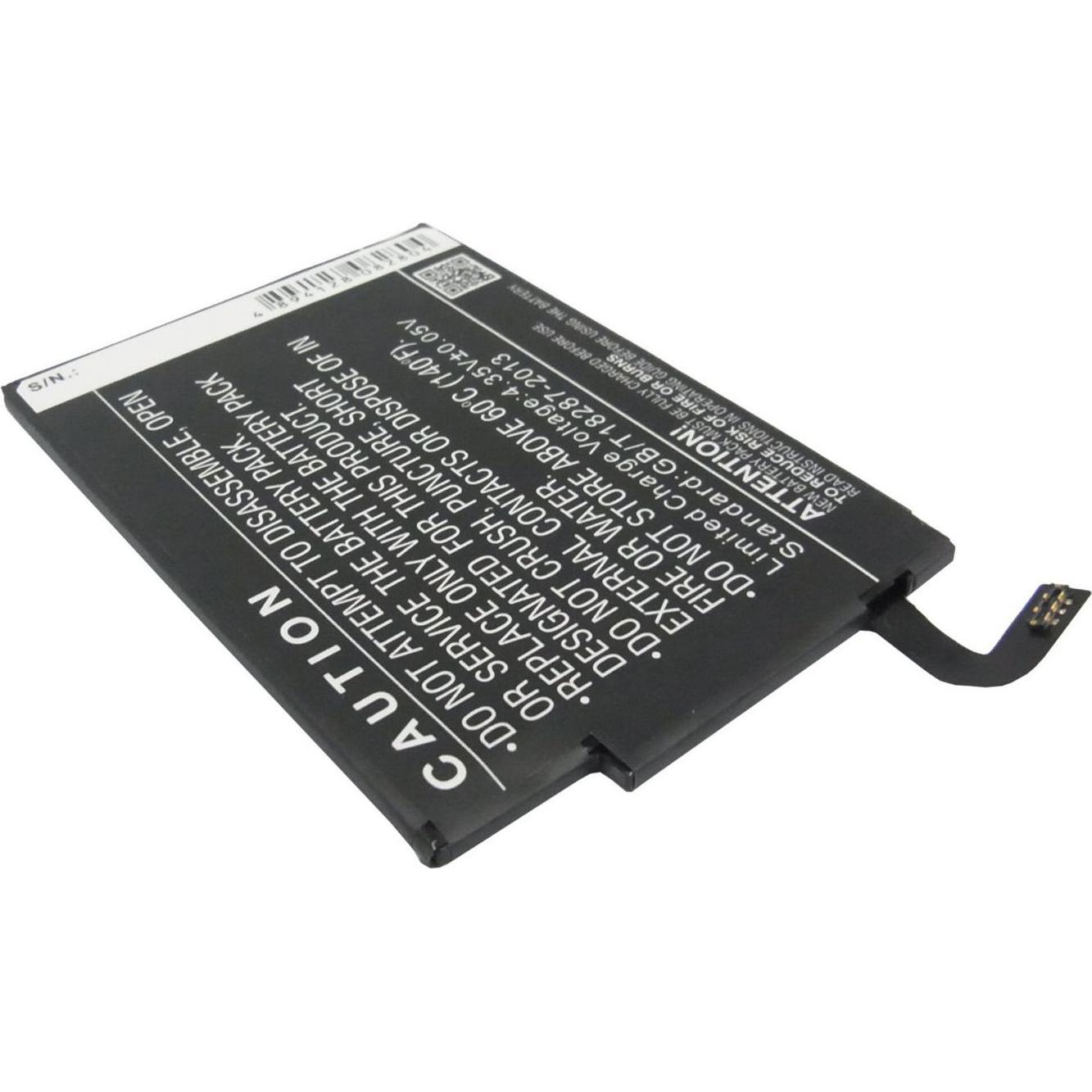 CoreParts Battery for Nokia Mobile (Akku), Mobilgerät Ersatzteile, Schwarz
