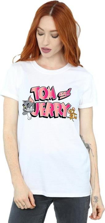 Immagine prodotto Tom & Jerry Gradient Logo Maglietta Ampia Donna (M)