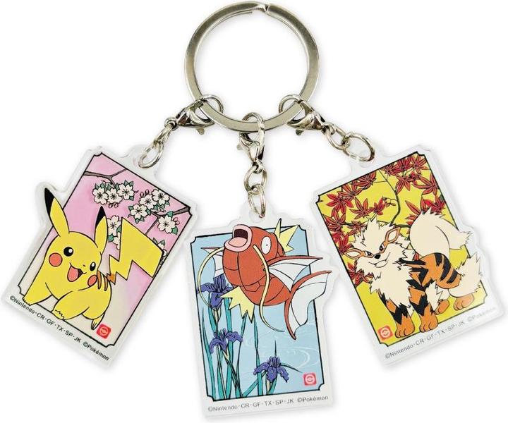 Produktbild Pokémon 3-teiliges Keyholder Set aus Acryl - Pikachu, Magikarp, Arcanine