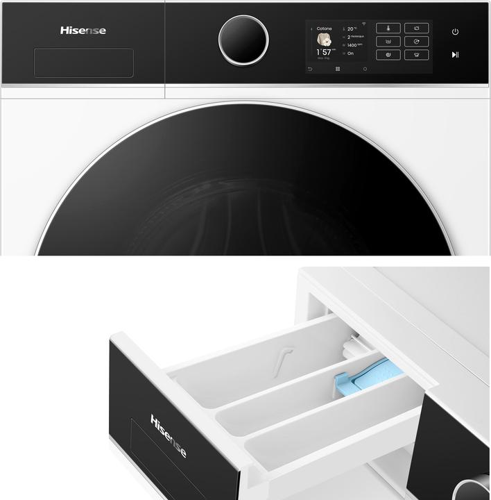 Actual product image Hisense WF5I8043BWF (8 kg, Left)