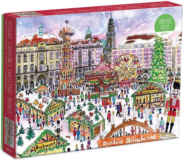 Actual product image Abrams & Chronicle Michael Storring's Christmas Market (1000 pieces)