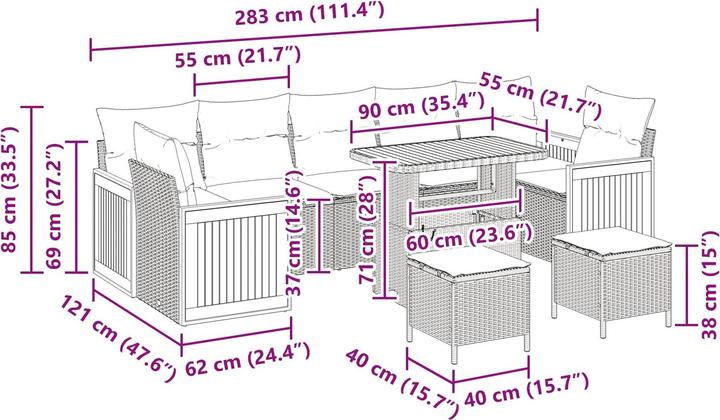 Produktbild vidaXL Sofia