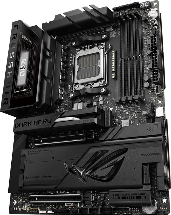 Productafbeelding ASUS MB Rog Crosshair X870e Dark Hero (AM5, AMD X870E, ATX)
