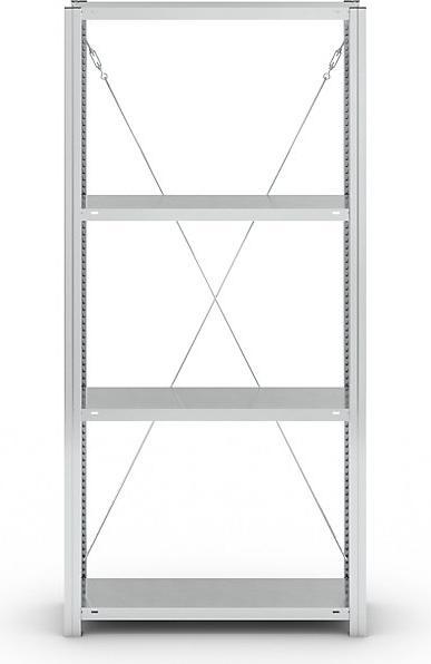 Actual product image eurokraft pro Shelf plug-in rack, galvanized