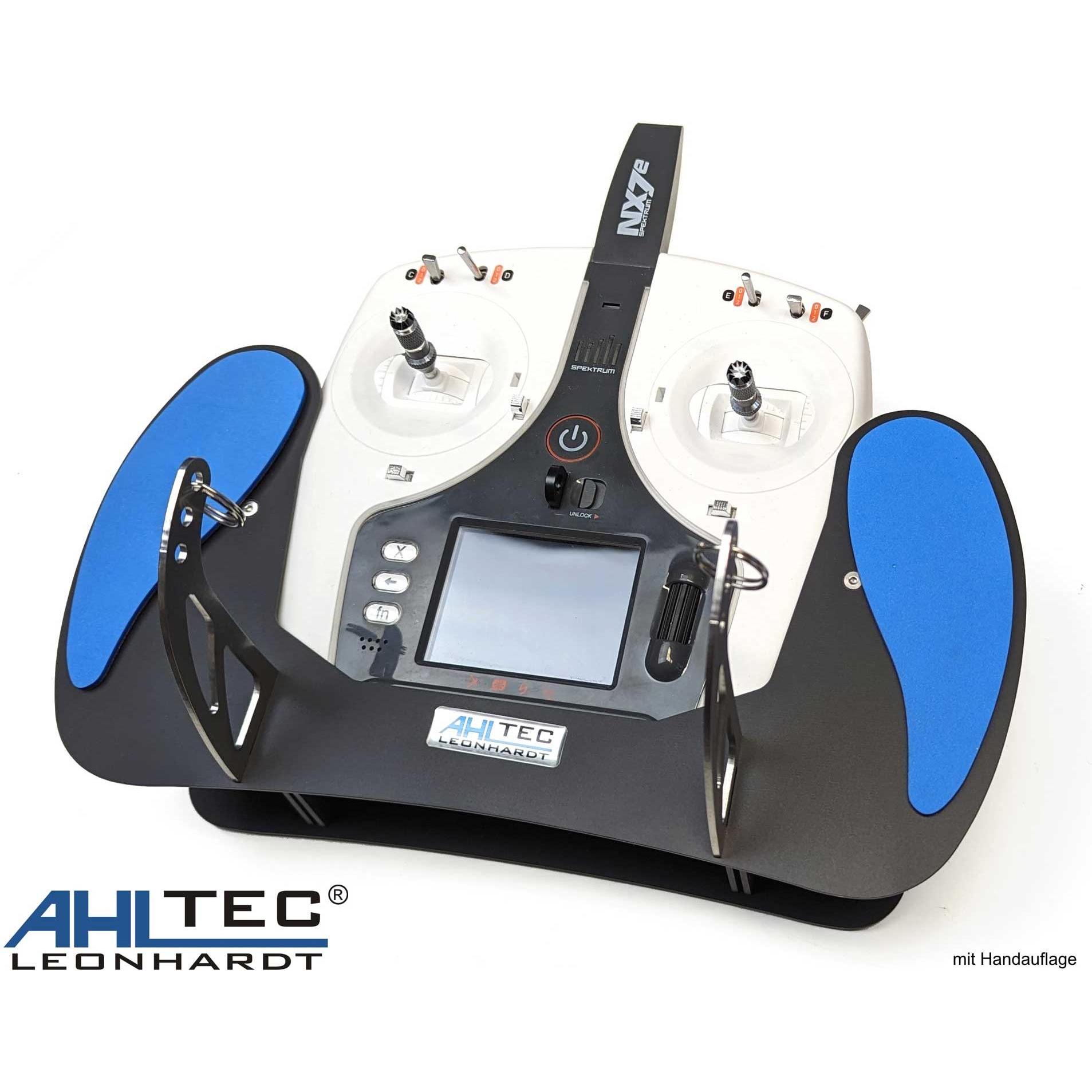 Thumbnail - AHLtec Senderpult Spektrum NX7e black mit Standard Senderpultbügel, ohne Handauflage