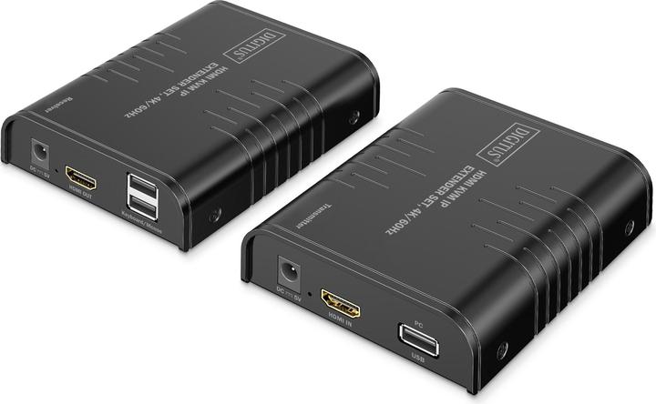 Digitus Set di estensione HDMI KVM IP, 4K/60Hz