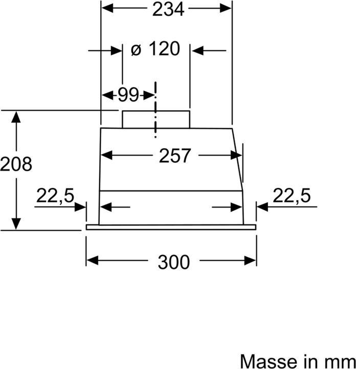Produktbild Bosch Hausgeräte DLN53AA70 (Unterbauhaube)
