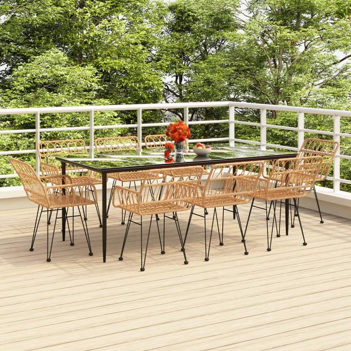 Produktbild vidaXL Garten Essgruppe (100 x 100 x 74 cm)