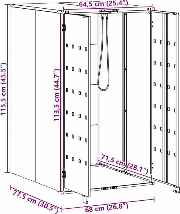 Image du produit vidaXL Rollbehälterlagerung