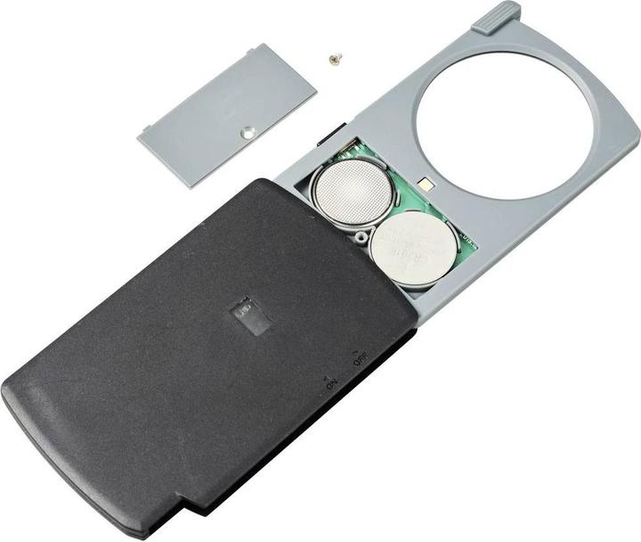 Image du produit Toolcraft TO-8997039 Loupe à main avec éclairage LED Facteur d'agrandissement : 2,5 x