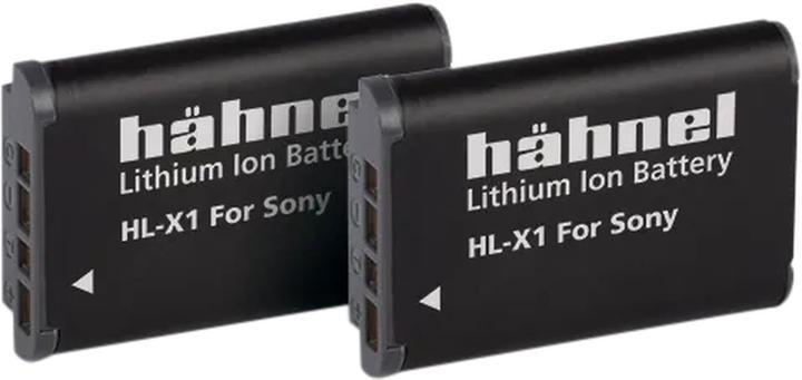 Actual product image Hähnel HL-X1, 2 camera battery replaces original battery NP-BX1 3.6 V 1170 mAh (Camera battery)