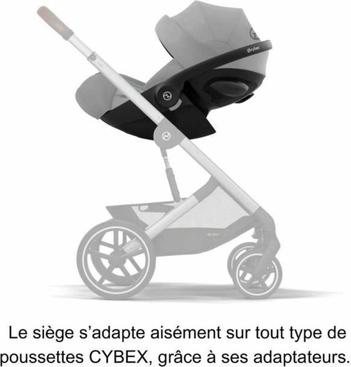 Produktbild Cybex CLOUD G I-SIZE PLUS Stone Grey | mid grey (Babyschale, ECE R129/i-Size Norm)