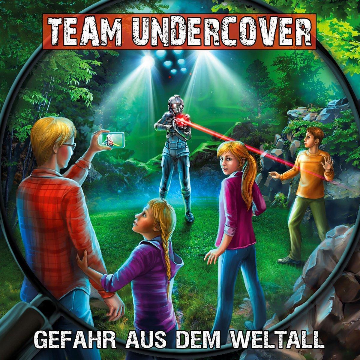 Team Undercover 11: L'Incredibile Mistero dello Spazio, Audiolibri