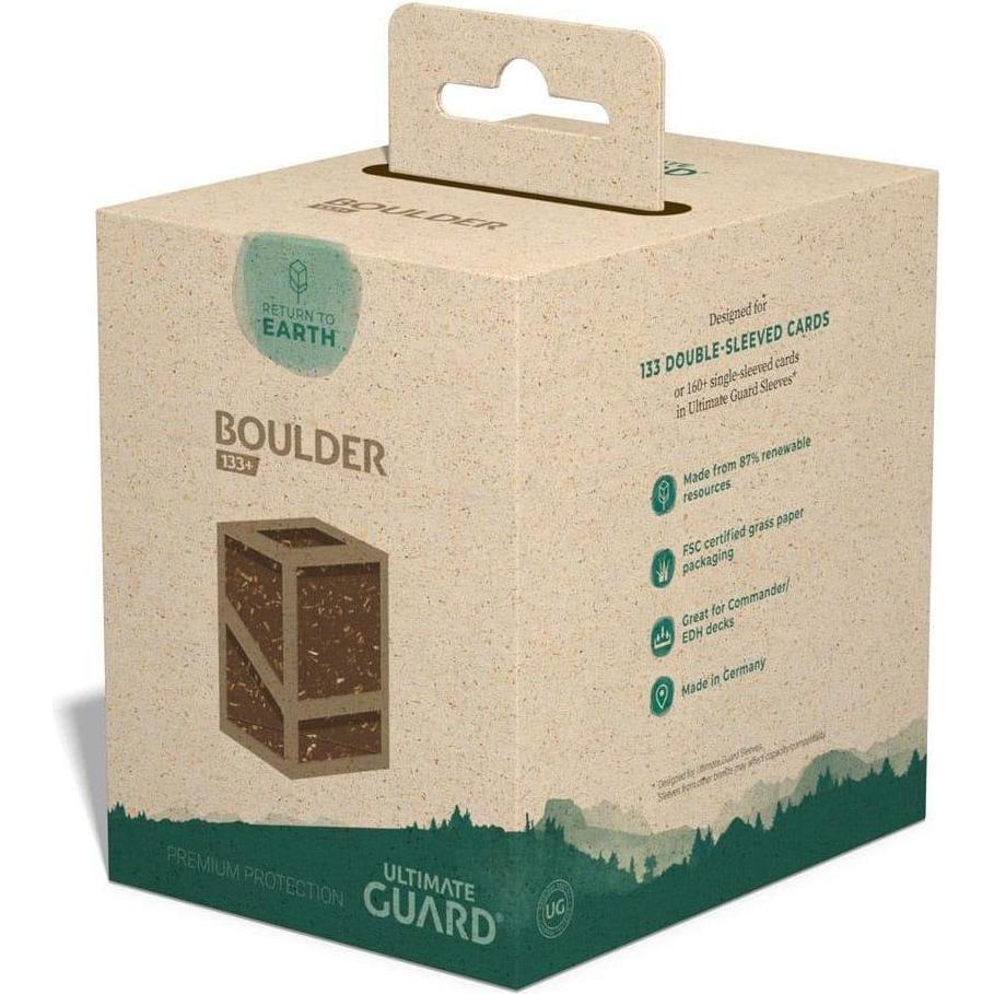 Thumbnail - Ultimate Guard Return To Earth Boulder Deck Case 133 taille standard Marron