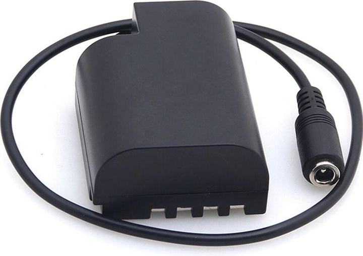 Actual product image Caruba Panasonic DMW DCC12 full decoding dummy battery (straight cable) (Camera battery)