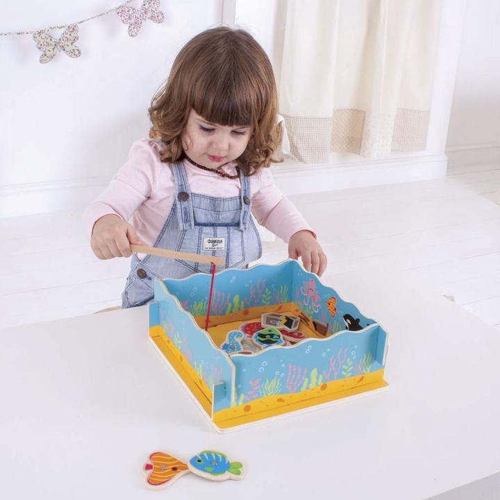 Image du produit Bigjigs Jeu de poissons magnétique en bois