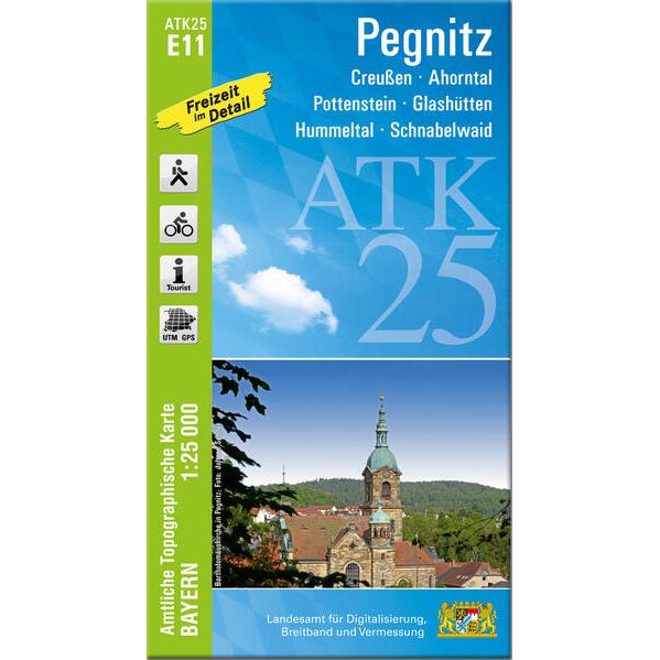 ATK25-E11 Pegnitz (Amtliche Topographische Karte 1:25000), Landkarte