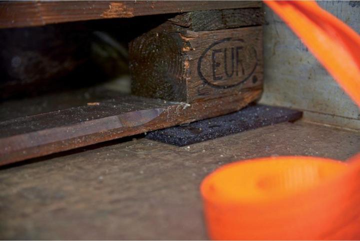 Actual product image SpanSet Anti-slip mat black 5000x250x8mm