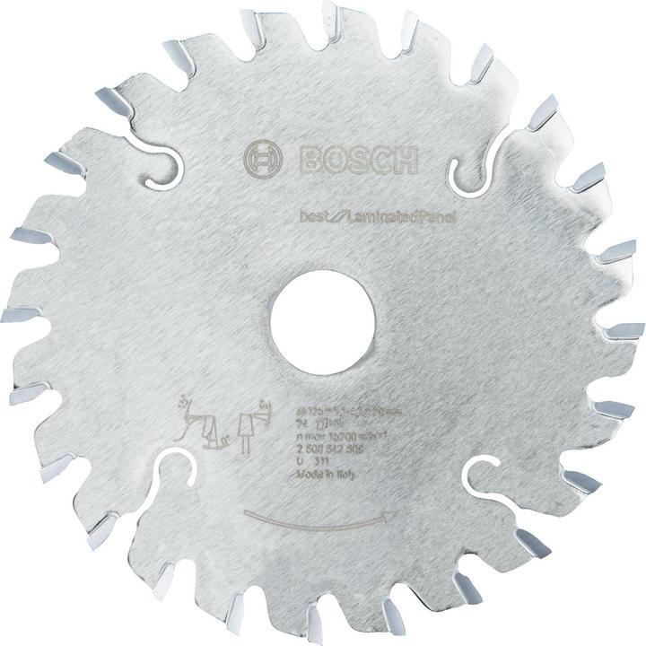 Produktbild Bosch Professional Zubehör Vorritzblatt konisch, Best for Laminated Panel, 125 x 20 x 2,2 mm, 24