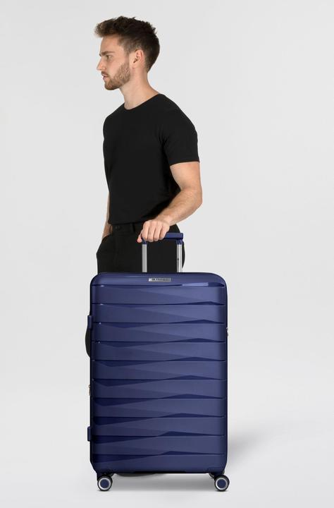 Produktbild Franky London 4 Rollen Trolley L 74 cm mit Dehnfalte (91 l)