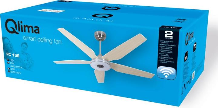 Actual product image Qlima Plafond Ventilator Fc156 (60 dB)