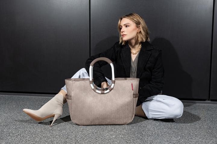 Produktbild reisenthel loopshopper L herringbone mokka