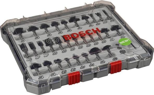 Productafbeelding Bosch Professional Zubehör Freesset voor de vrije hand. 8 mm schacht. 30-delig