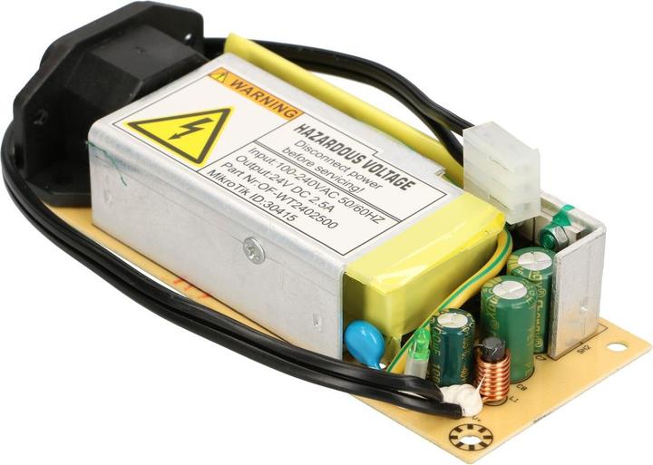 Actual product image MikroTik 24V2APOW - 24 V, 2.5 A internal power supply