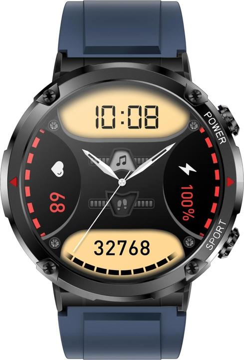 Produktbild Gravity GT21-5 Smartwatch + marineblaues Silikonarmband