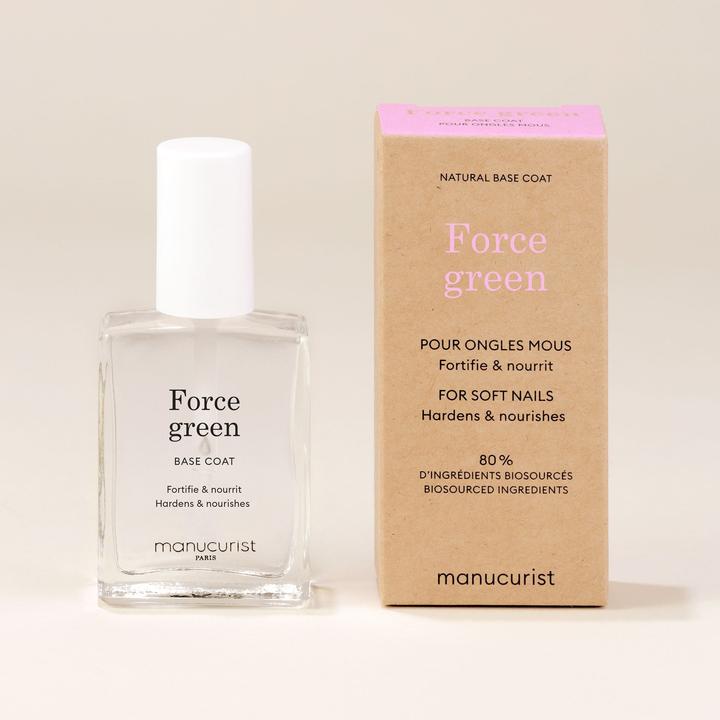 Produktbild Manucurist Base Force Green Fl 15 ml (Transparent, Base Coat)