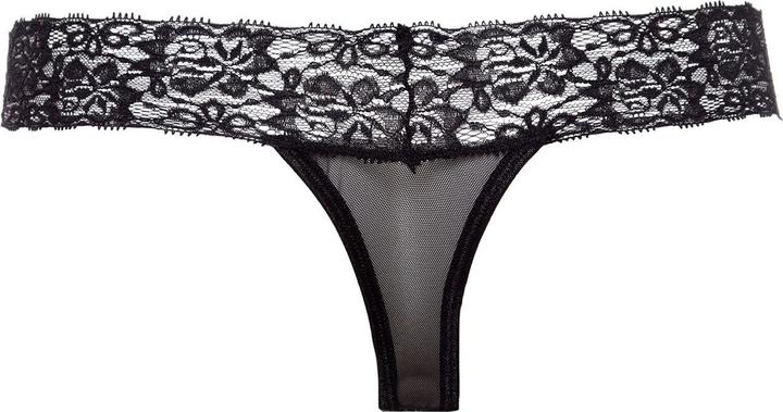 Image du produit Christine Le Duc String perle avec entrejambe ouverte Pia - Noir (S, M)